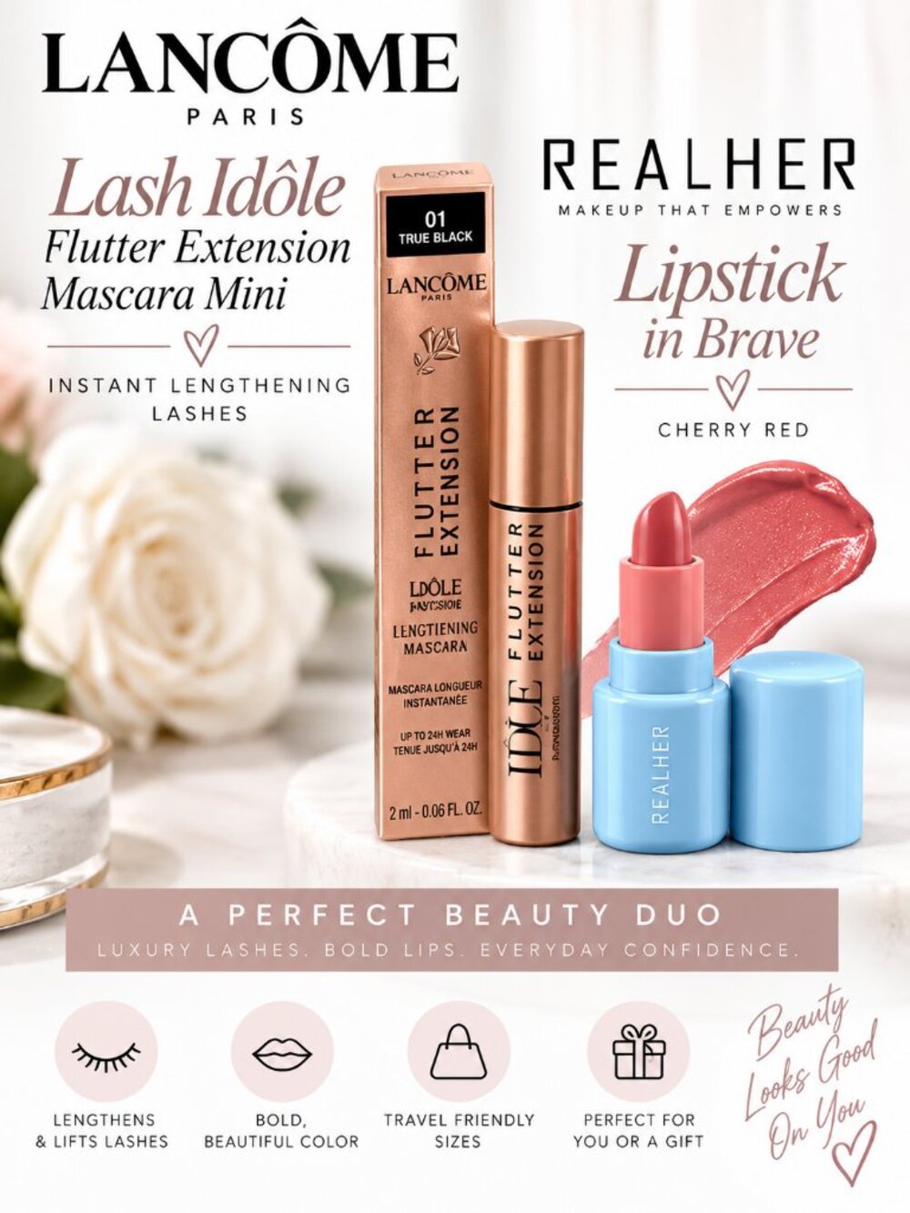 LANCÔME + REALHER BEAUTY DUO